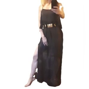 Walter Baker Black Maxi Dress